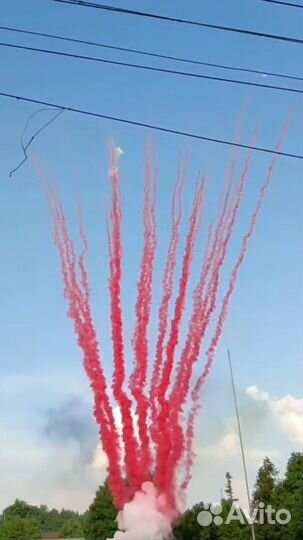 Фейерверк шоу на гендер пати с выездом пиротехника