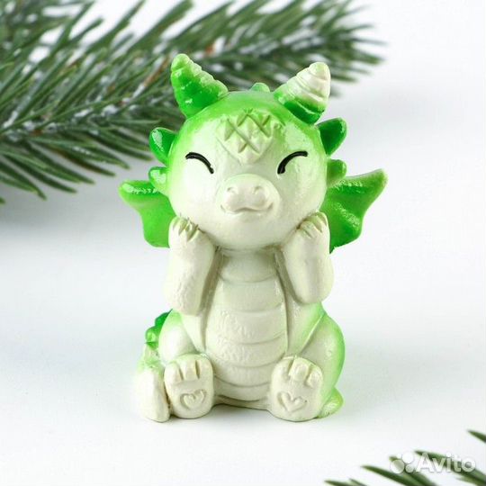 Фигурка полистоун 'Дракон', 4,7 х 5,5 см