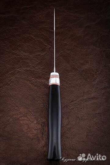 Нож Вепрь elmax черный граб акрил