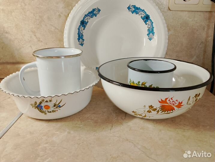 Эмалированная посуда СССР