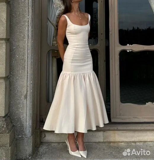 Платье летнее белое 44 m