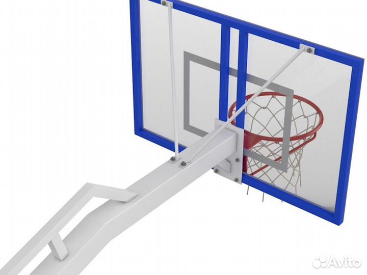 Стойка баскетбольная мобильная складная массовая вынос 160 см Pioner A13458