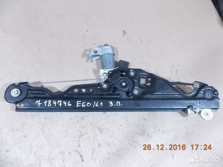 Бмв 5 е60 стеклоподьемник задний 7034387 L R