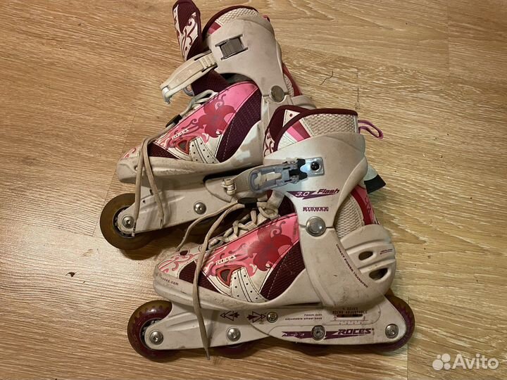 Ролики раздвижные roces flash 3.0 36-40