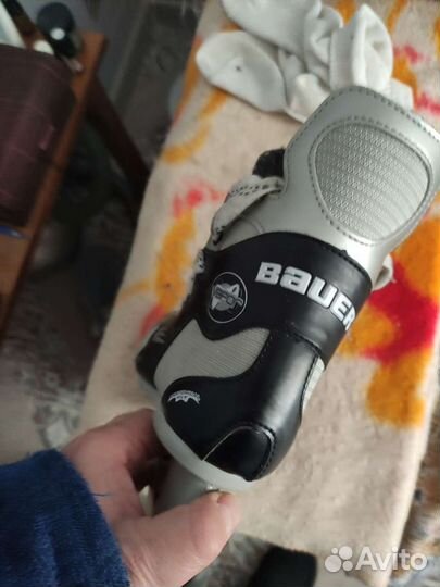 Хоккейные коньки бауэр, 23 размер, для мальчика