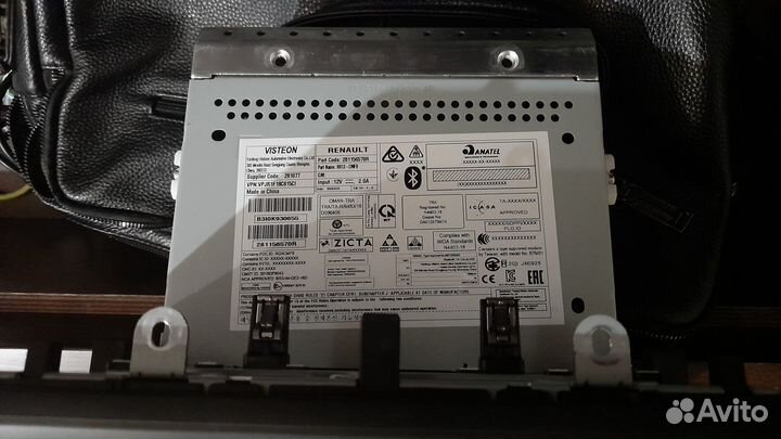 Магнитола renault