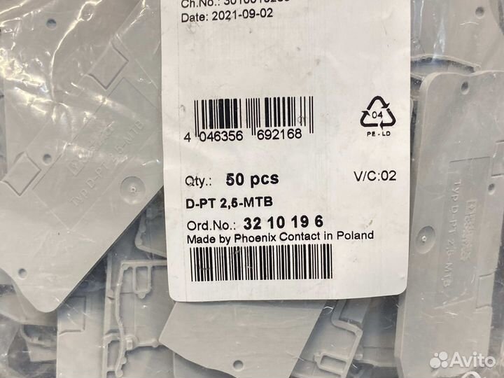 Phoenix contact 3210196 D-PT 2,5-MTB новое, 43 шт