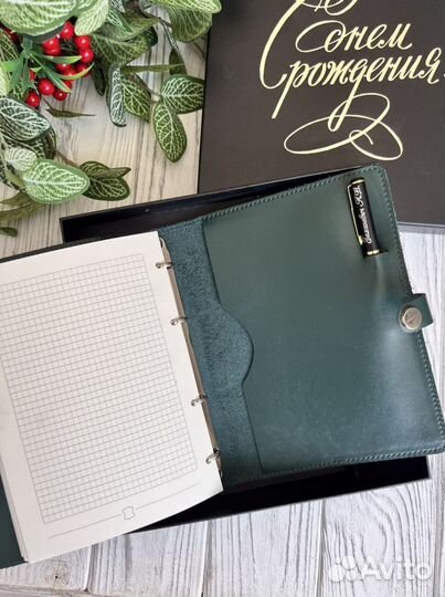 Ежедневник из натуральной кожи