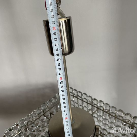 Хрустальная люстра СССР винтажная