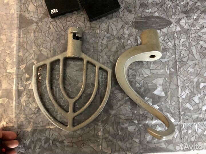 Насадки (крюк и лопатка) для планетарного миксера