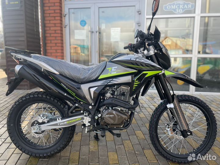 Мотоцикл Regulmoto TE 300 PR(баланс. вал)зелёный