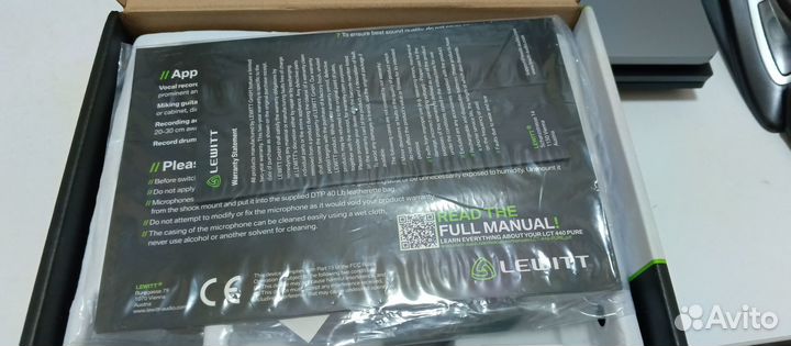Студийный микрофон lewitt lct440 pure