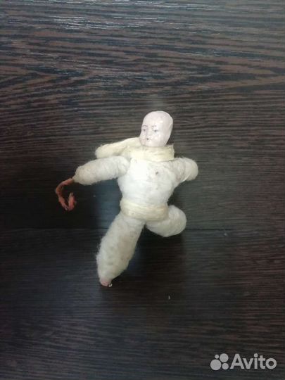 Старинная ватная ёлочная игрушка