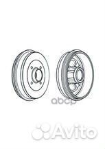 FDR329114 Барабан тормозной renault logan/clio