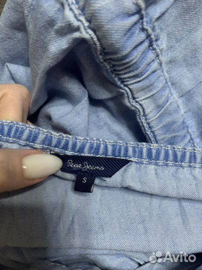 Джинсовый комбинезон женский