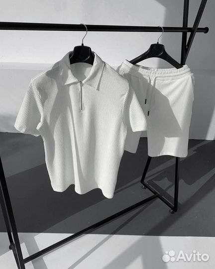 Костюм с шортами мужской, двойка летняя