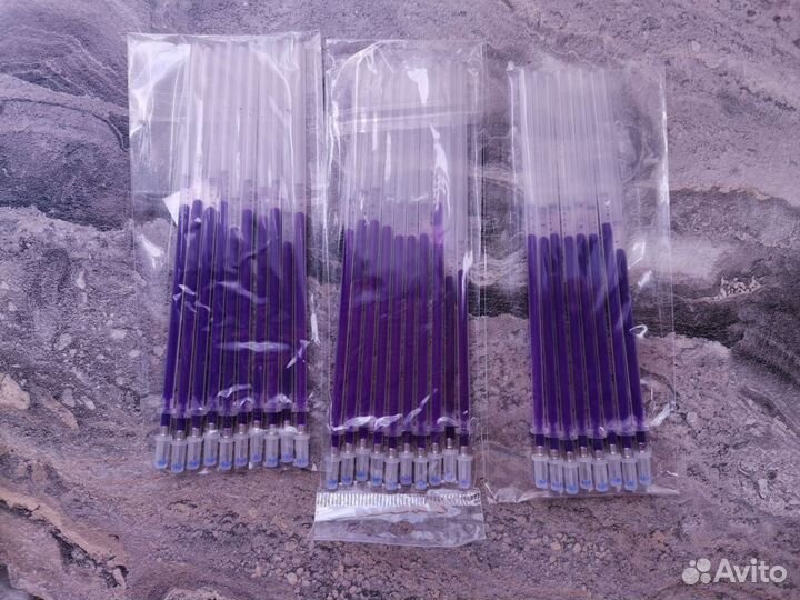 Стержни гелевая ручка цветные 153шт