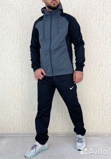 Спортивный костюм Nike Мужской Тёплый на Флисе