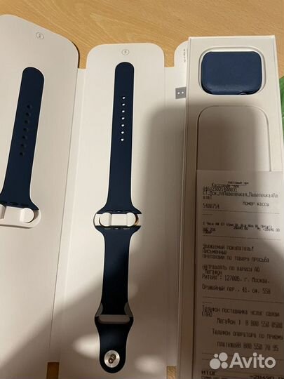 Apple watch 7 45 mm синие