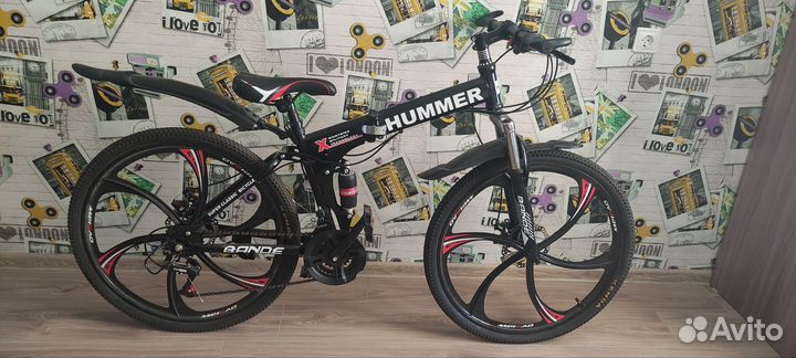 Велосипед горный складной колеса 26 дюймов