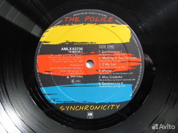 The Police – Synchronicity. Holland Ex / Ex