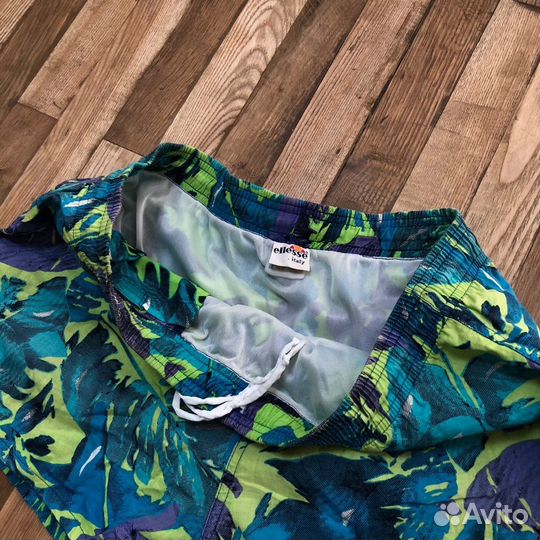 Винтажные пляжные шорты Ellesse M оригинал