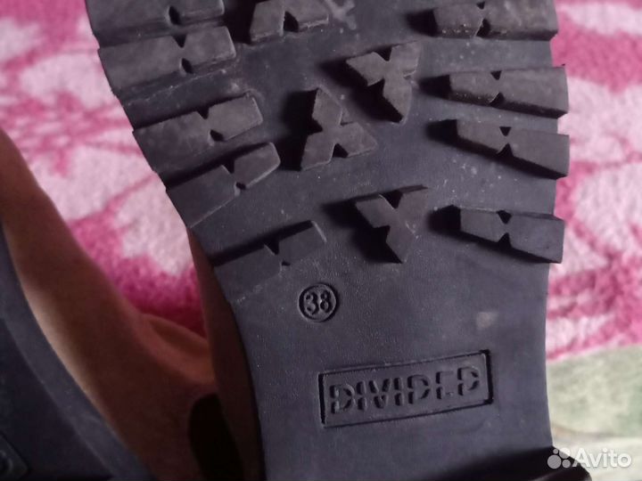 Ботинки челси женские 38, натуральная замша