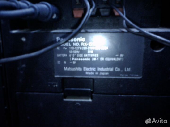 Магнитола 80-х годов Panasoniс RX-C36