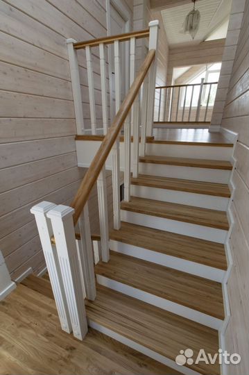 Обшивка лестницы
