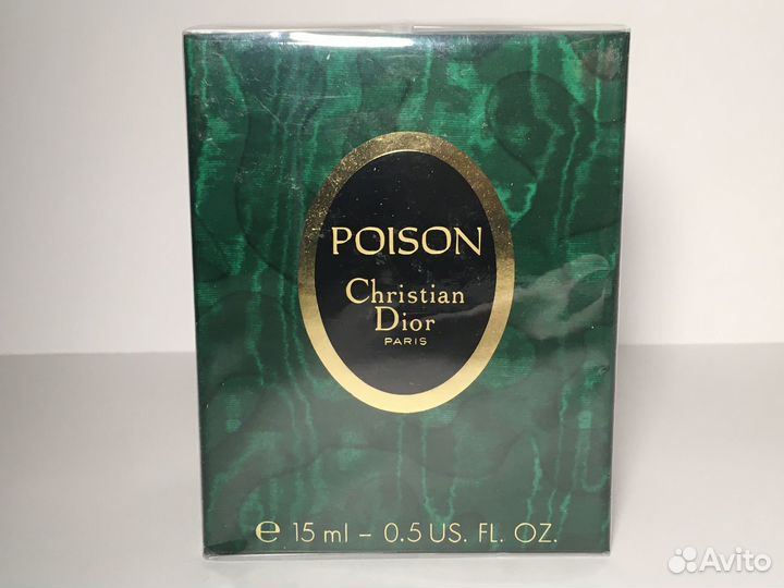 Винтаж духи Пуазон Poison Dior запечатаны 15 мл