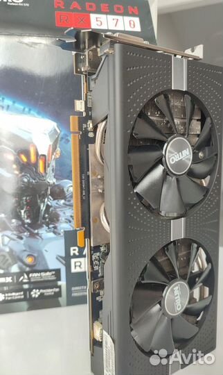 Видеокарта Sapphire Radeon RX570 8гб Nitro+