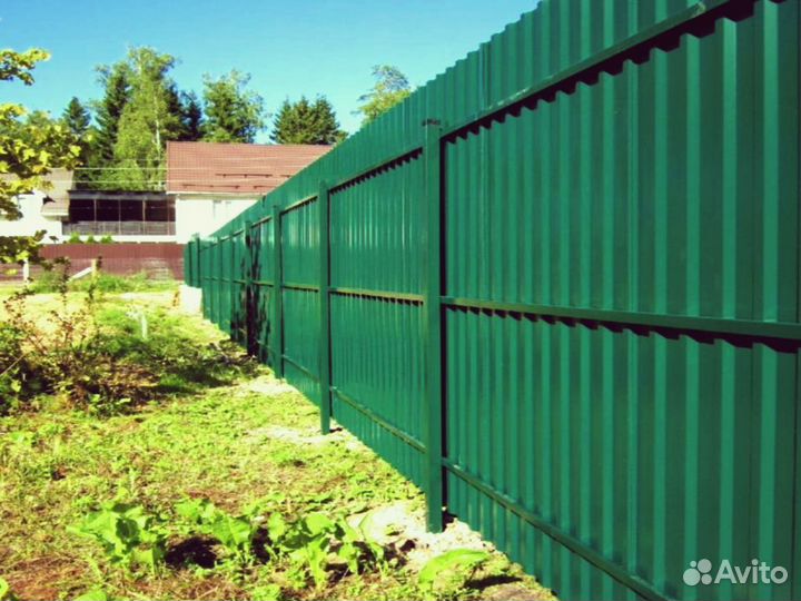 Забор из профлиста