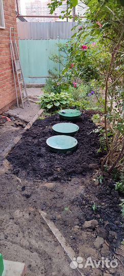 Септик Flora 1000л. с установкой