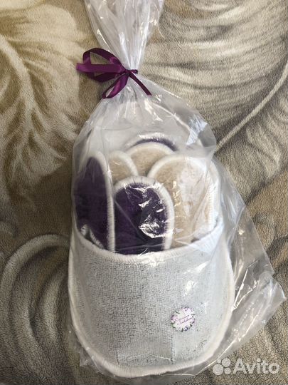 Набор комнатных тапочек/ 5 пар в одном большом