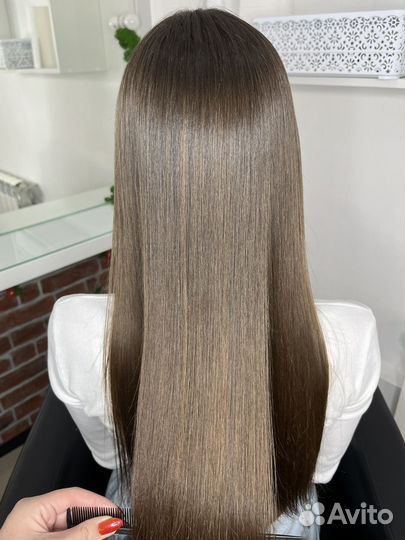 Кератиновое выпрямление