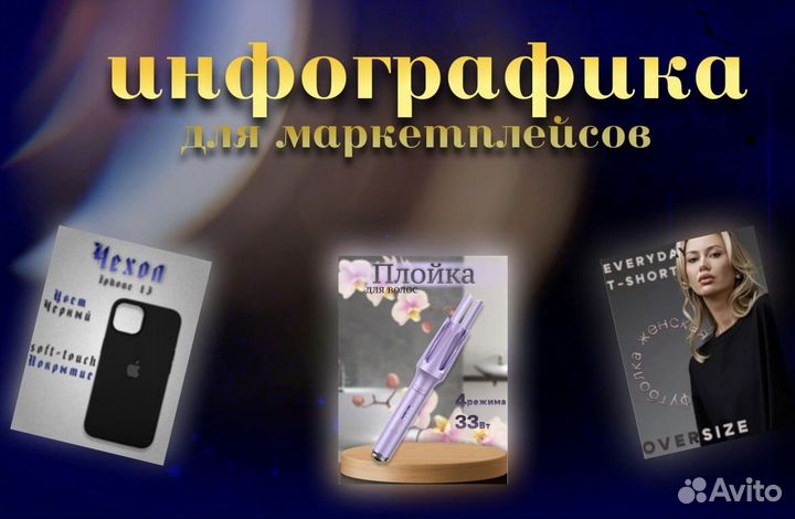 Инфографика для маркетплейсов wildberries ozon