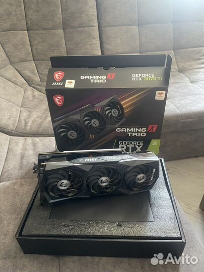 Видеокарта MSI RTX 3070 Ti Gaming X Trio