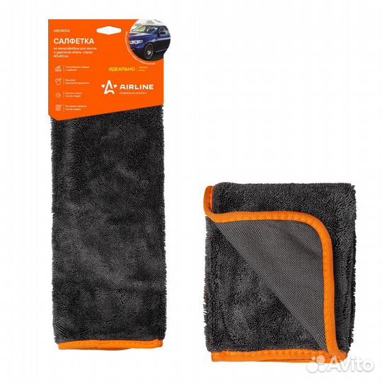 Салфетка из микрофибры для мытья и удаления влаги