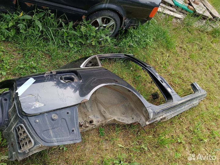 Вырез заднего правого крыла + порог для Audi A4 (B