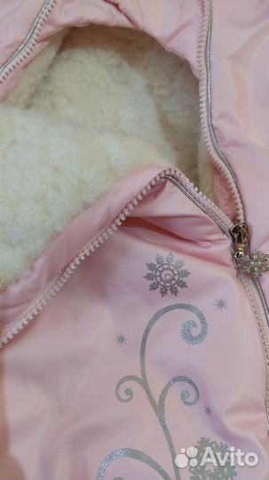 Зимний конверт в коляску Сонный гномик