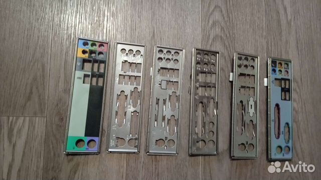 Материнская плата, процессоры, планки задние