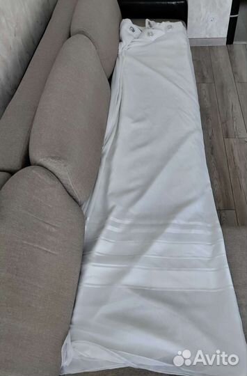 Тюль на люверсах бу