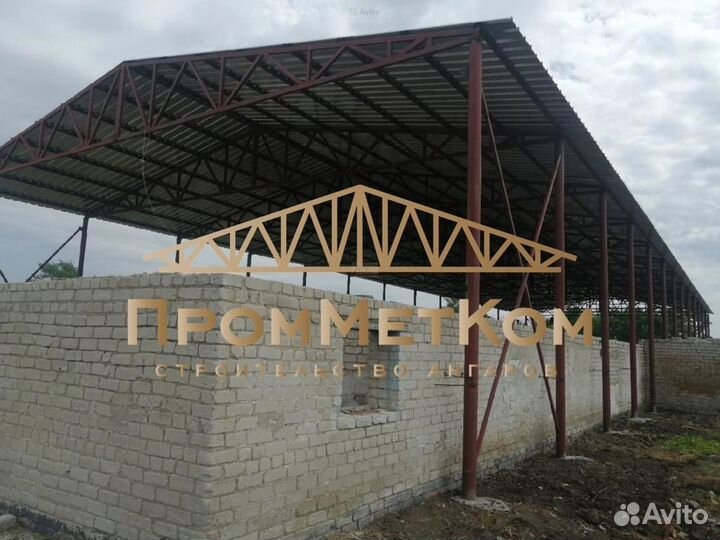 Возведение ангаров навесов складов