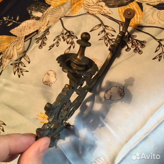 Бронзовый винтажный канделябр