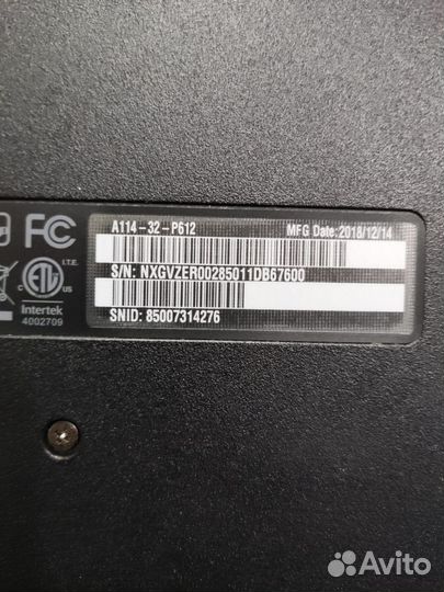 Ноутбук Acer 1