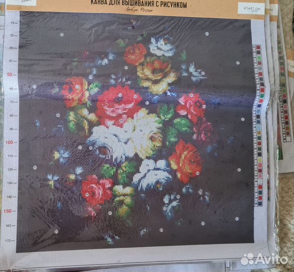 Канва для вышивания с рисунком