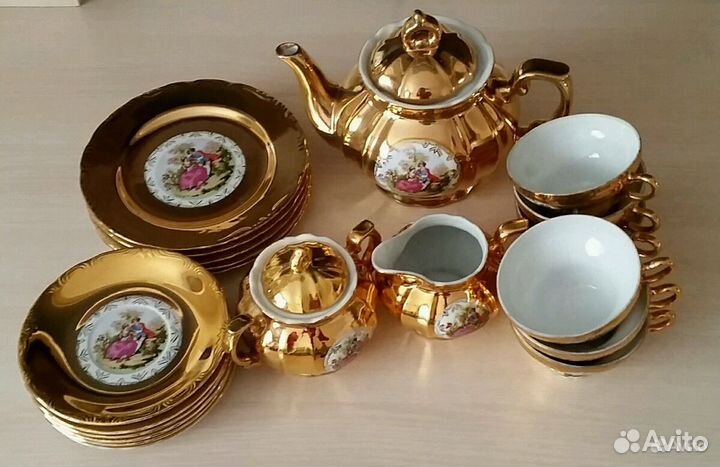 Сервиз чайный Золотая мадонна, Япония