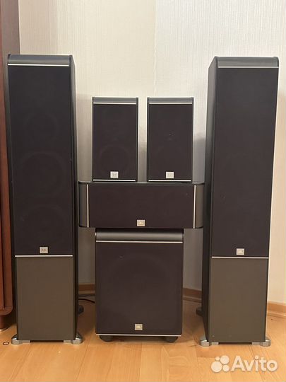 Акустическая система JBL + ресивер pioneer