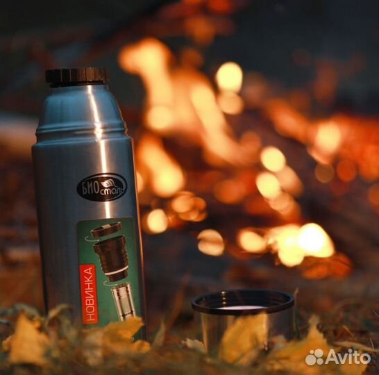 Термос Биосталь охота с узкой горловиной