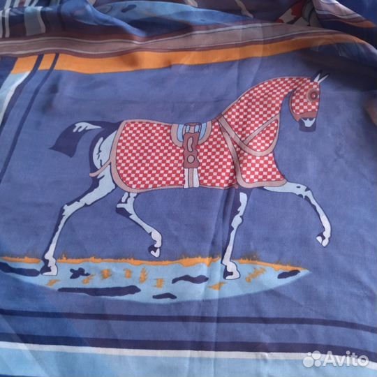 Шелковый платок hermes